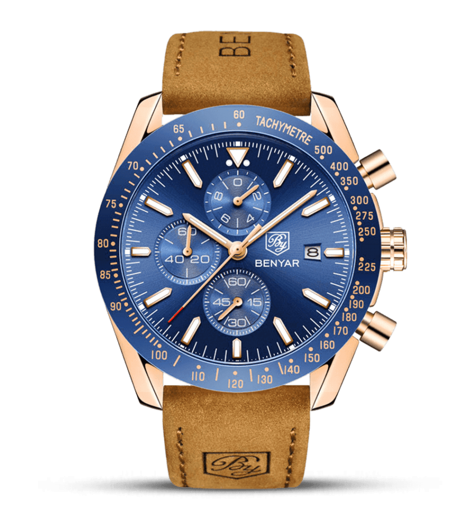 Benyar 5140-Watch Ideas-Suede-Blue