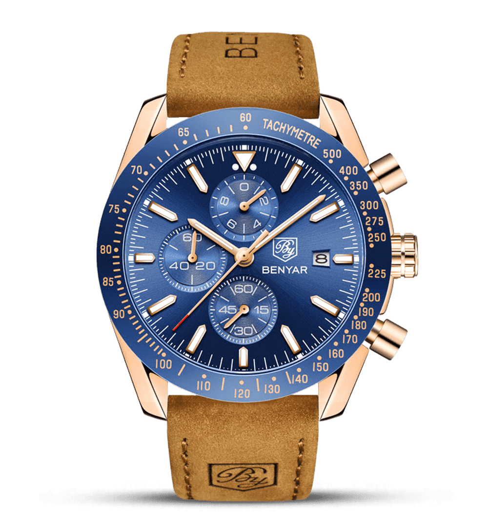 Benyar 5140-Watch Ideas-Suede-Blue