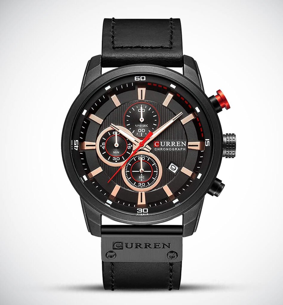 Curren 8291-Watch Ideas-Black