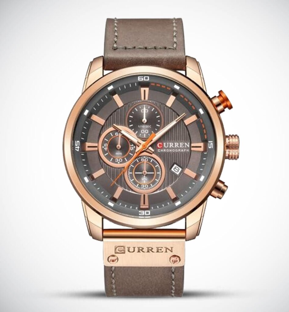 Curren 8291-Watch Ideas-Light Brown