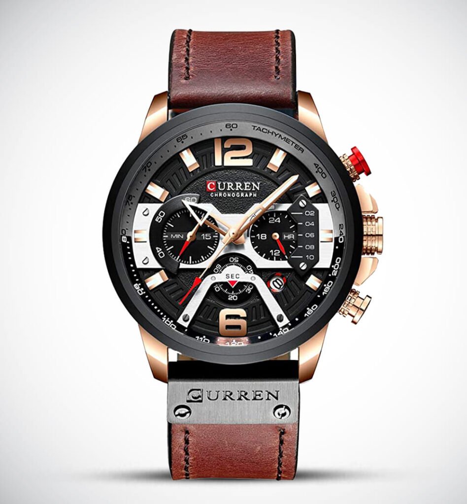 Curren 8329-Watch Ideas-Brown