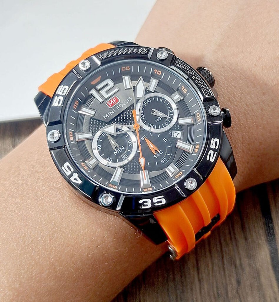 Minifocus MF0349G-Watch Ideas-Black-Orange