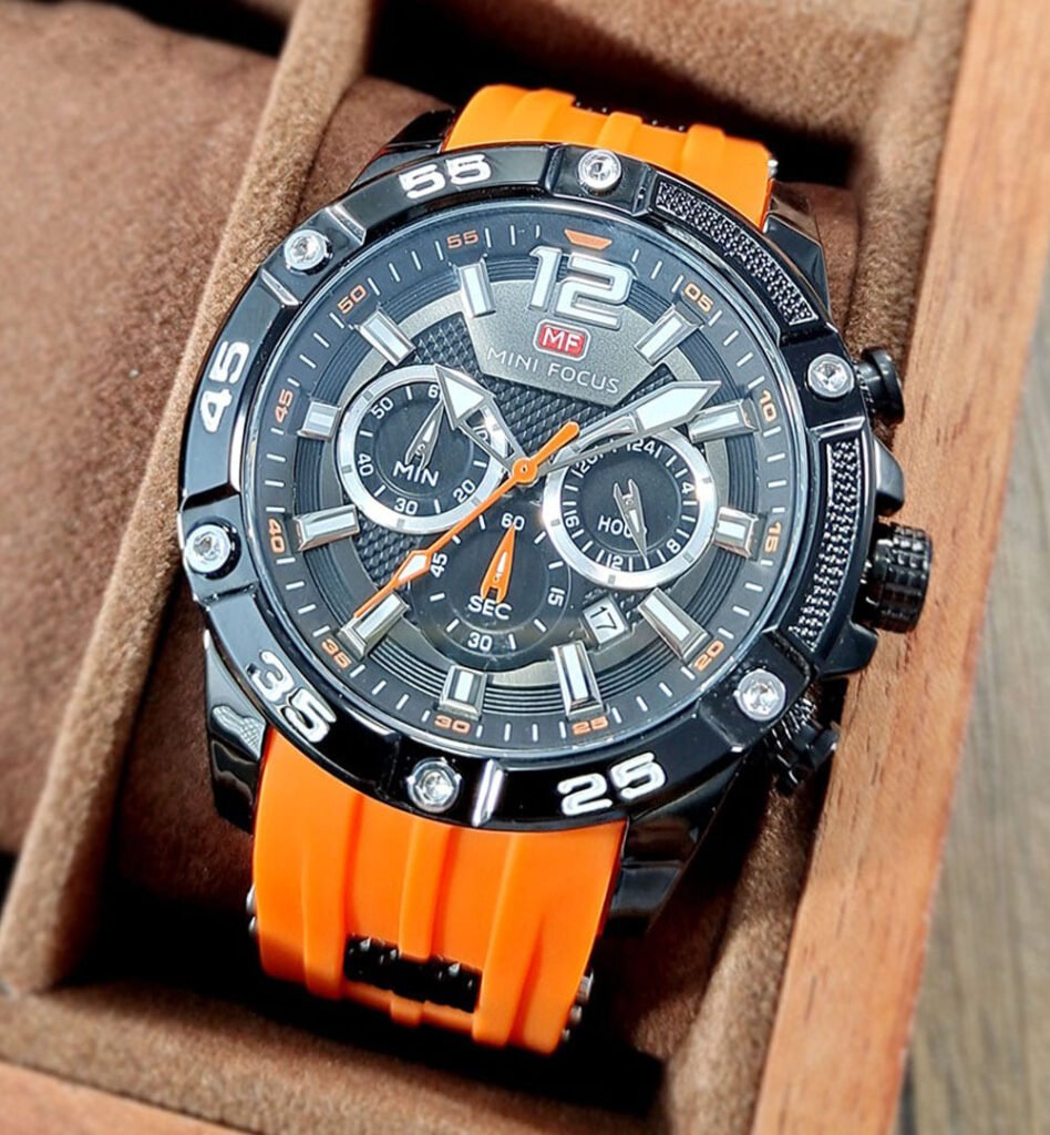 Minifocus MF0349G-Watch Ideas-Black-Orange