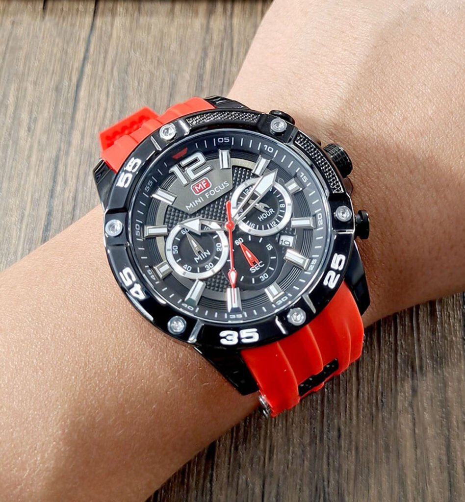 Minifocus MF0349G-Watch Ideas-Black-Red