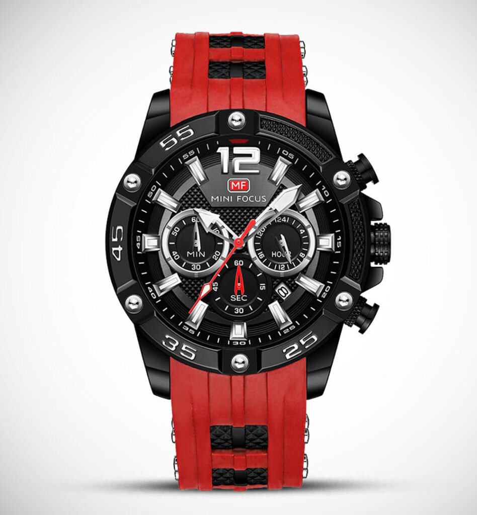 Minifocus MF0349G-Watch Ideas-Black-Red