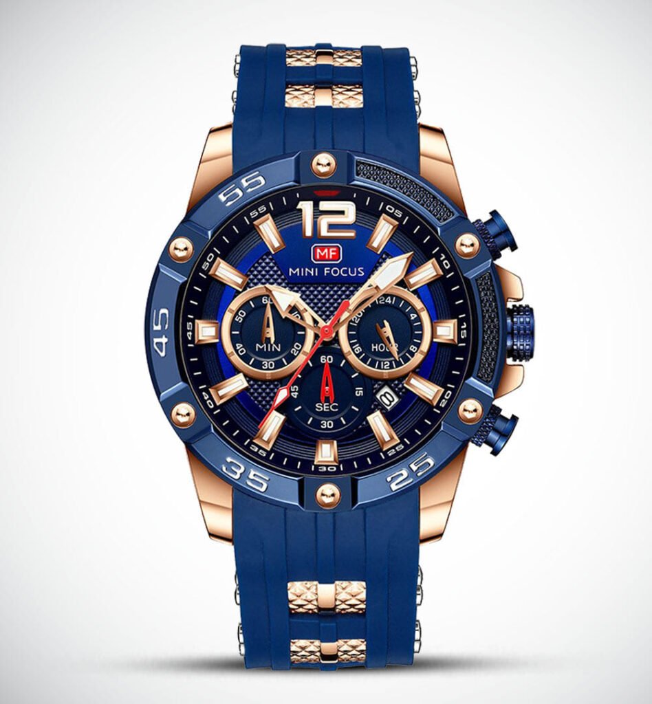 Minifocus MF0349G-Watch Ideas-Blue-Bronze