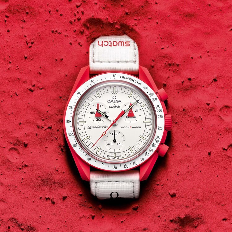 SWATCH AND OMEGA THE BIOCERAMIC MOONSWATCH Mission to Mars