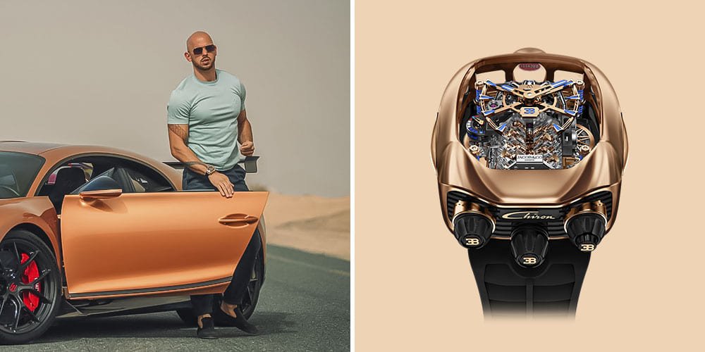 Andrew Tate-Jacob & Co Bugatti Chiron Tourbillon