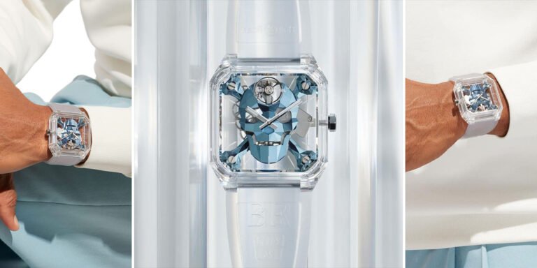 Bell & Ross BR 01 Cyber Skull Sapphire Ice Blue