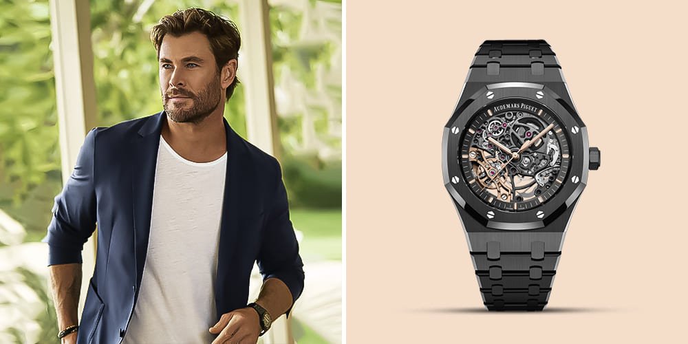 Chris Hemsworth-Audemars Piguet Royal Oak 15416CE.OO.1225CE.01