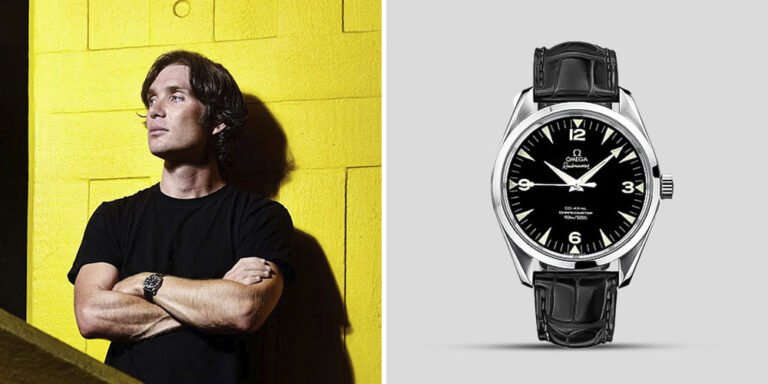 Cillian Murphy and Omega Seamaster Railmaster 2504.52.00