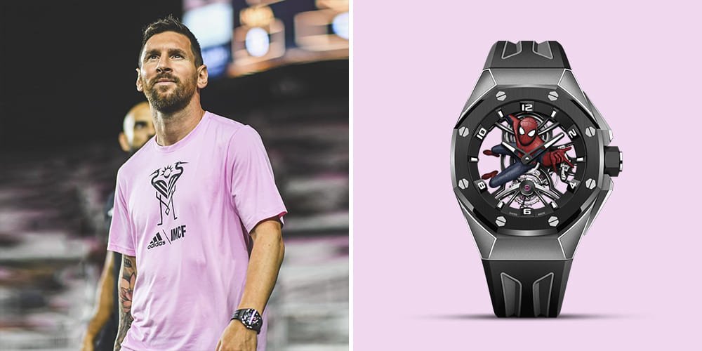 Lionel Messi-Audemars Piguet Royal Oak Concept Tourbillon Spider-Man