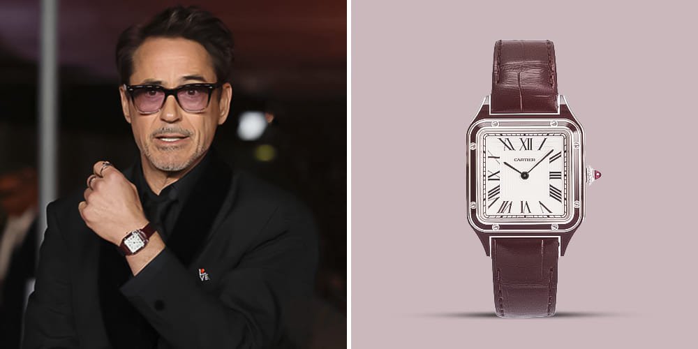 Robert Downey Jr.-Cartier Santos-Dumont CRWGSA0053