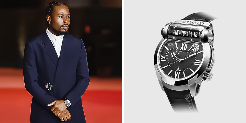 Shameik Moore- Jacob & Co. Epic SF24 Grade 5 Titanium World Time