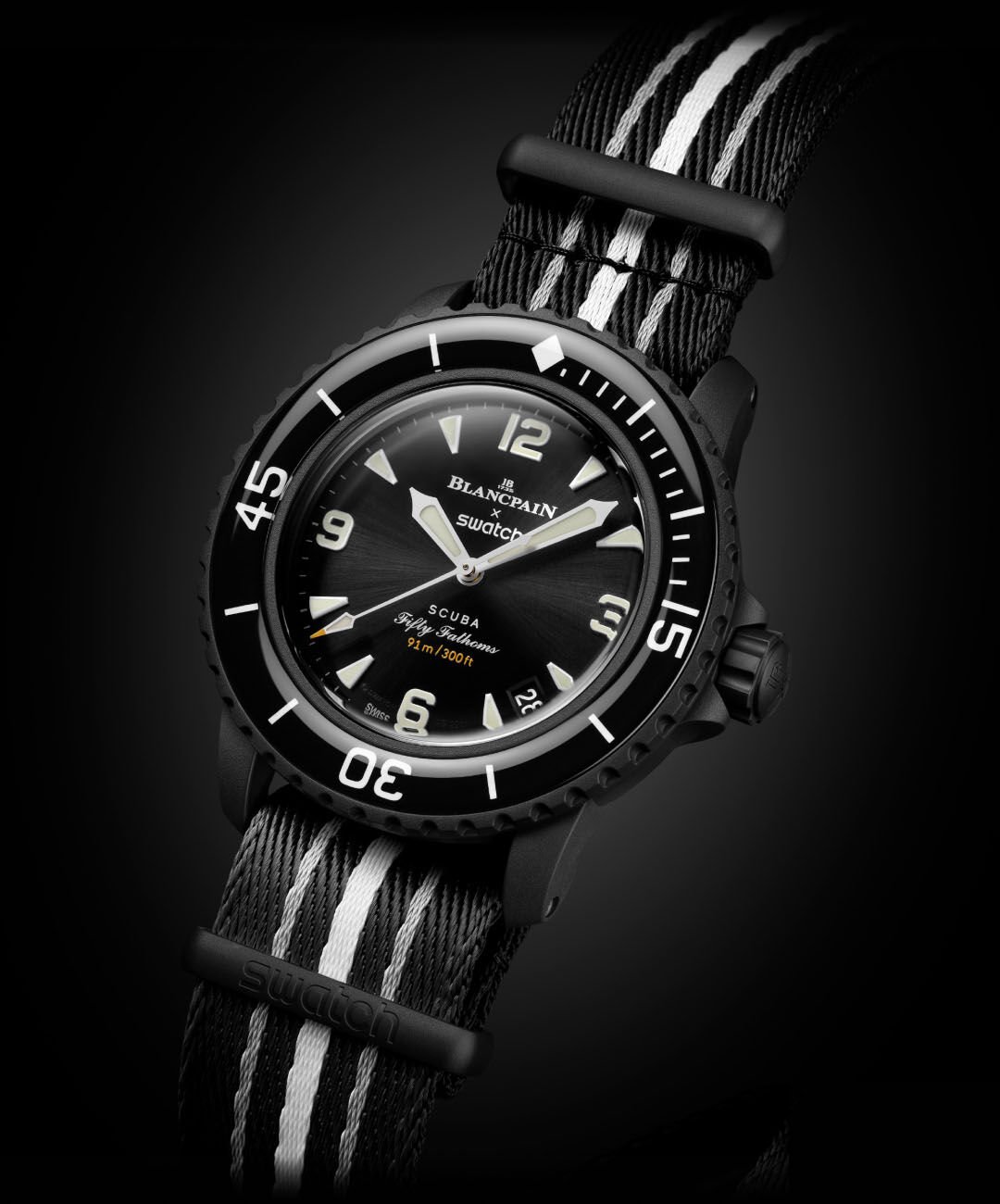 Blancpain X Swatch-BIOCERAMIC SCUBA-FIFTY FATHOMS OCEAN OF STORMS