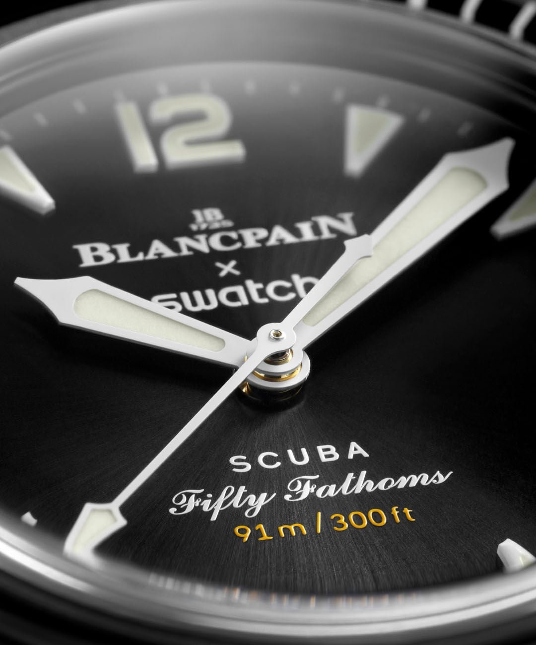 Blancpain X Swatch-BIOCERAMIC SCUBA-FIFTY FATHOMS OCEAN OF STORMS-Dial