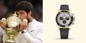 Carlos Alcazar Wimbledon Champion with Rolex Cosmograph Daytona ‘Meteorite’