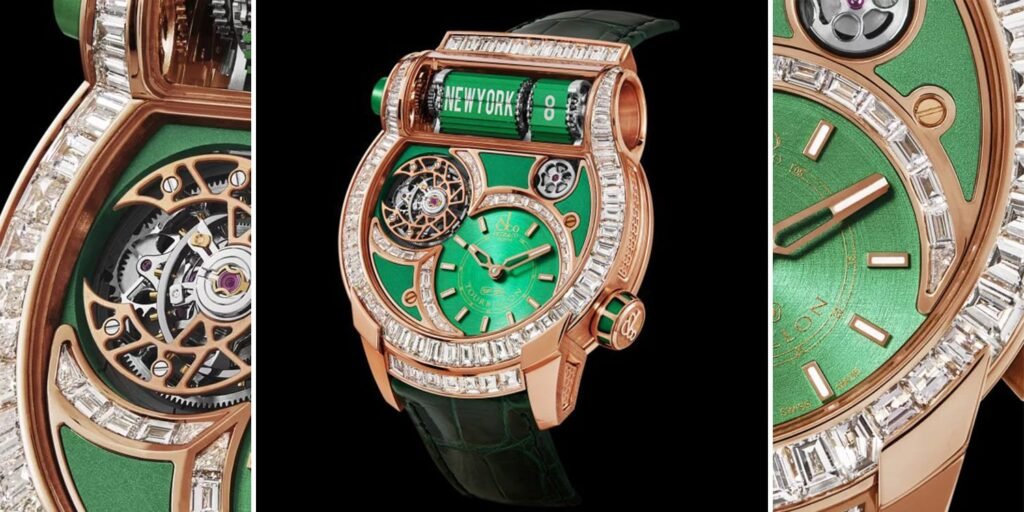 Jacob & Co Epic SF24-Tourbillon-Baguette-Green