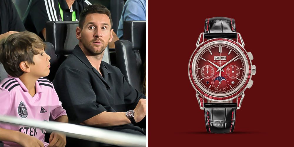 Lionel Messi and Patek Philippe 527112P