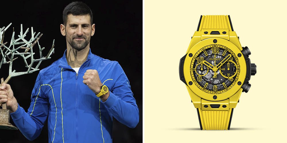 Novak Djokovic - Hublot Big Bang Unico Yellow Magic