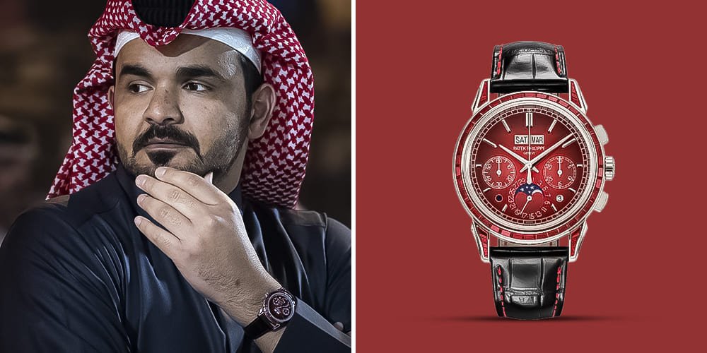 Sheikh Joaan and Patek Philippe Grand Complications 527112P-010 ...