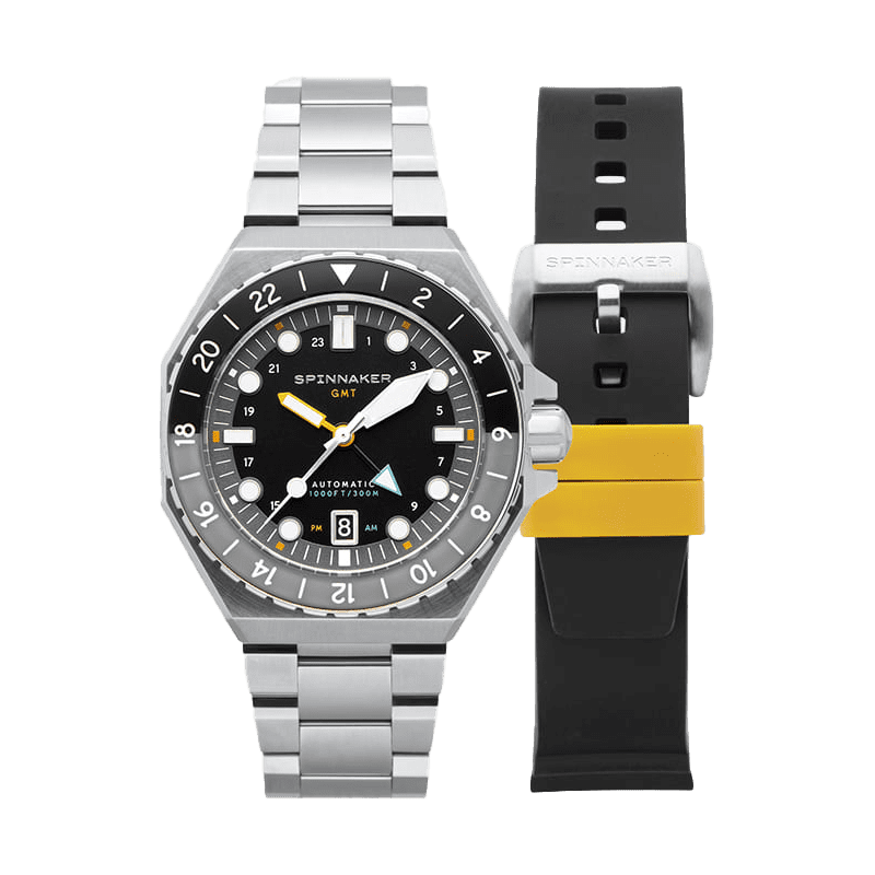 Spinnaker Dumas GMT Automatic Harbour Grey