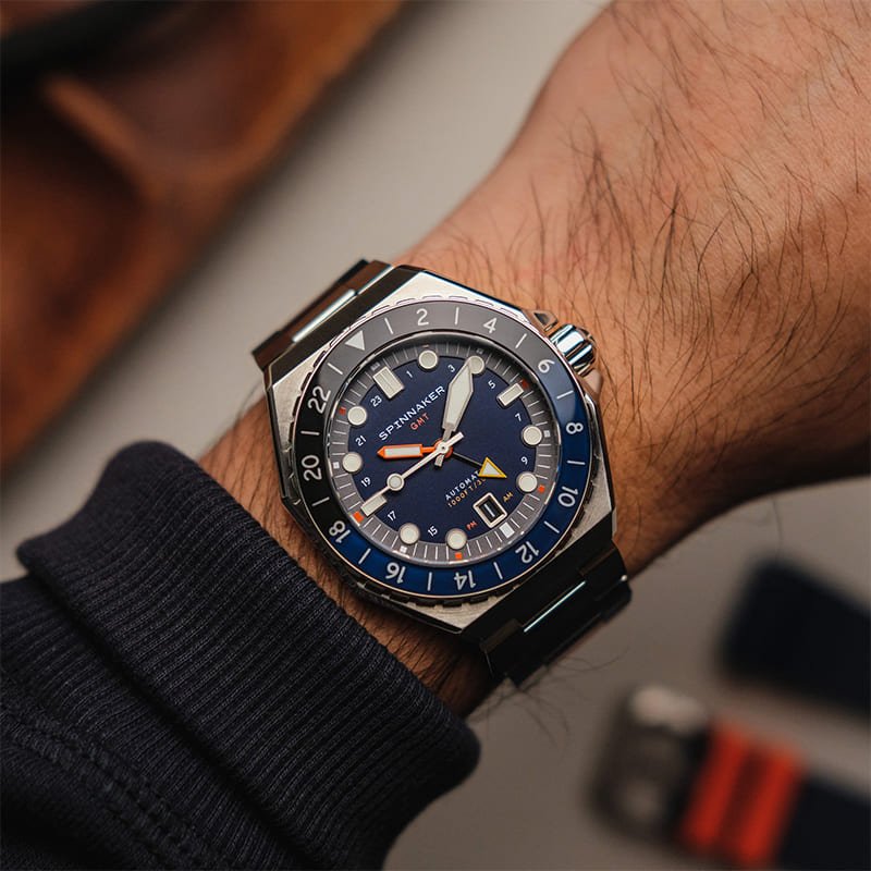 Spinnaker Dumas GMT Automatic Navy Black