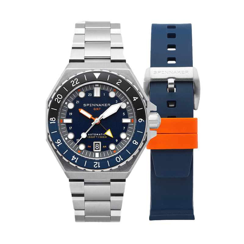 Spinnaker Dumas GMT Automatic Navy Black