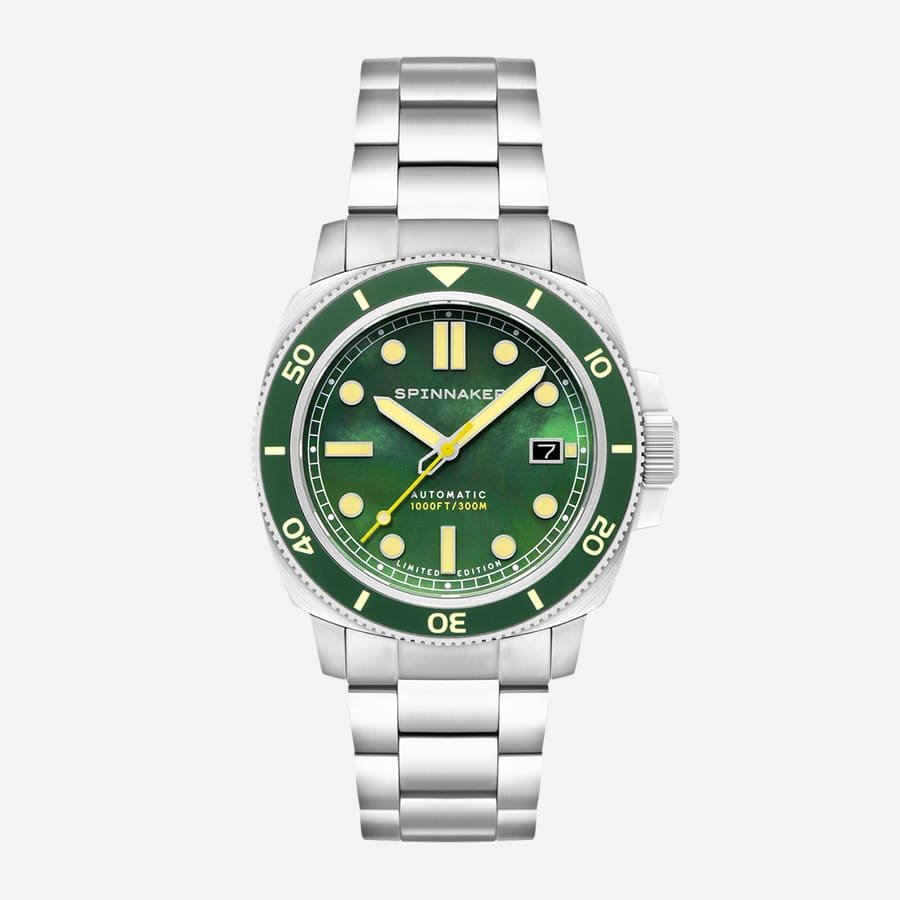 Spinnaker Hull Pearl Diver Automatic Limited Edition-Emerald Pearl SP-5106-33