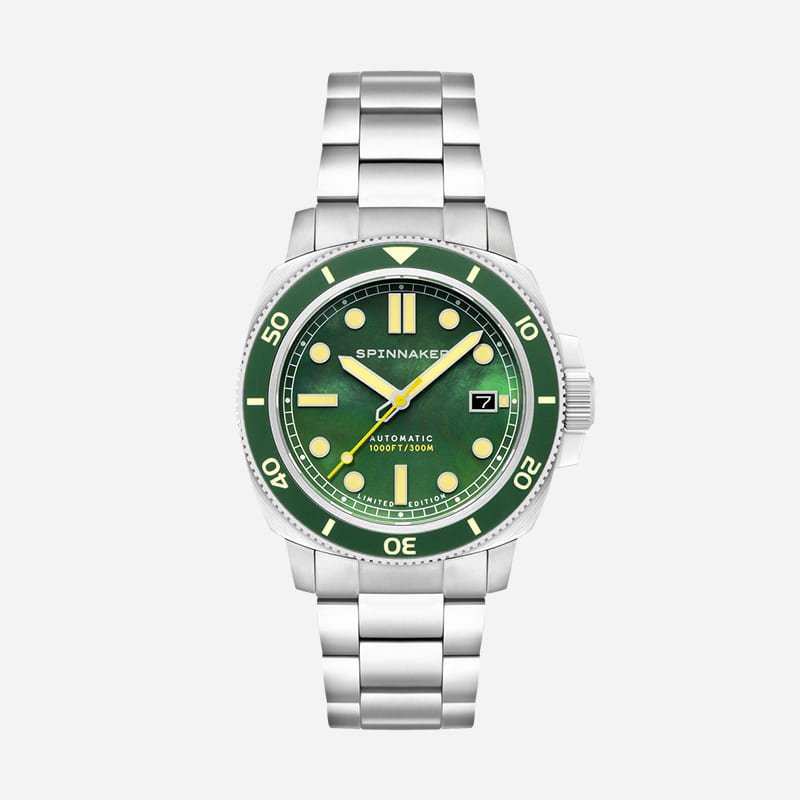 Spinnaker Hull Pearl Diver Automatic Limited Edition-Emerald Pearl SP-5106-33